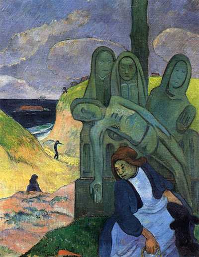 The Green Christ (Le Calvaire breton) by Paul Gauguin